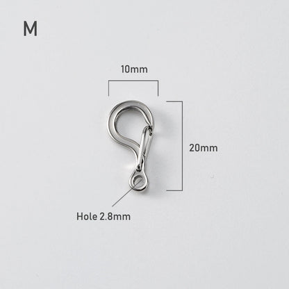 Small Size Key Chain Buckle Outdoor EDC Tool Keyring Accessories Titanium Alloy