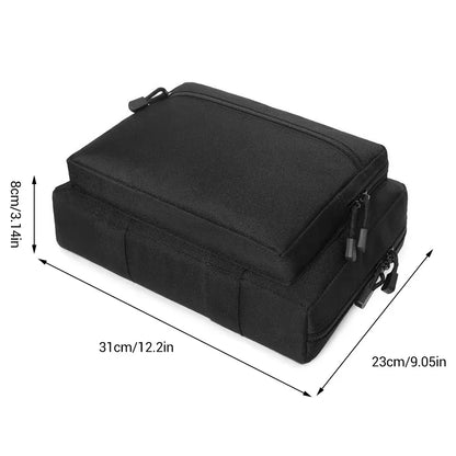 Pistol Gun Bag Double Layer Pistol Duffle Bag Gun Protection Pouch Dual Handgun Range Case Outdoor Hunting Shooting Range Bag
