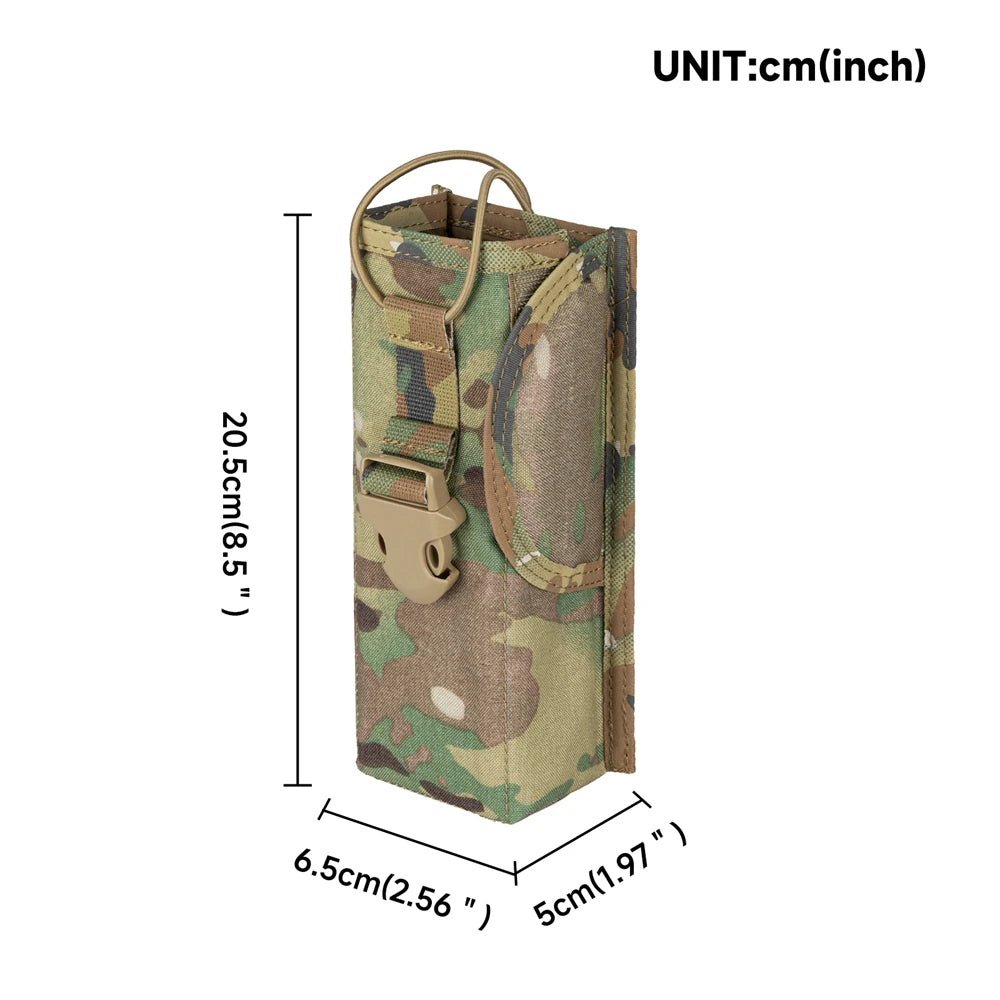 Tactical Molle Radio Walkie Talkie Pouch Waist Bag Holder Pocket Portable Interphone Holster PRC 148/152 Radio Pouch Hunting