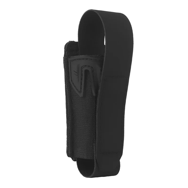 Multi-Purpose MOLLE Pouch Elastic 9mm Mag Flashlight Pepper Spray Holder Lightweight Camo Storage for Hunting Airsoft Belt Vest