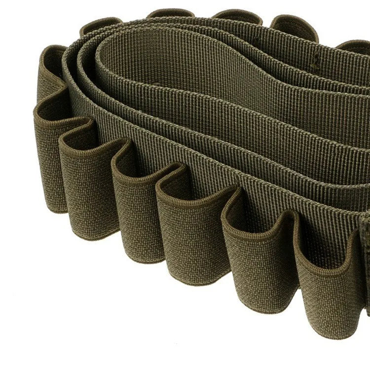 15 Rounds Tactical Shotgun Bullet Belt Multifunctional Tactical Two Point Shooting Gun Sling Outdoor Hunting Accessories