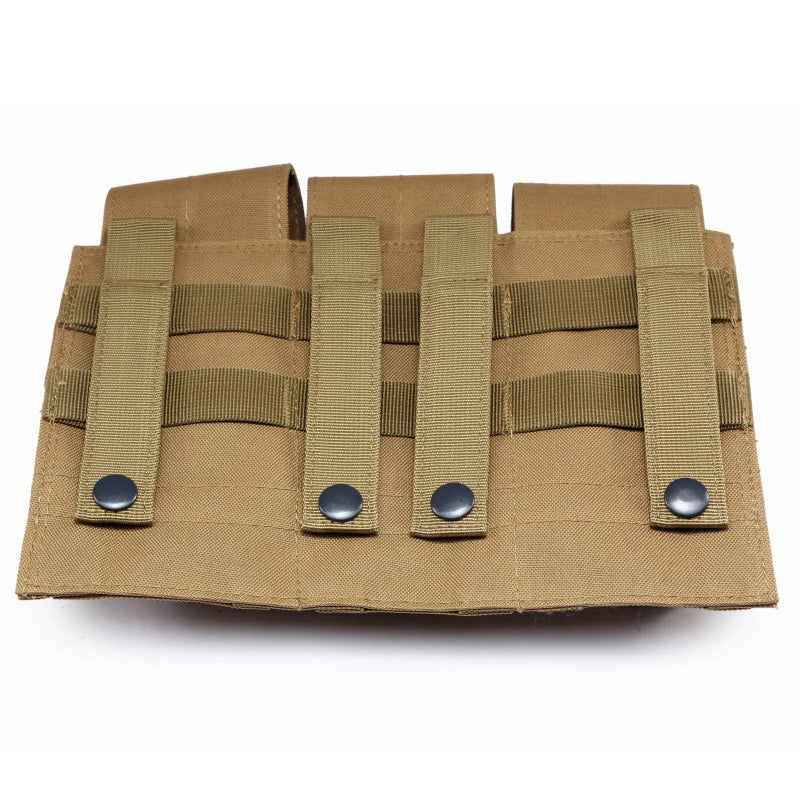 Utility Tactical MOLLE Magazine Pouches Triple&Double Shooting Mag Pouch Wargame Paintball 5.56/7.62 Mag Bag for M4 AR15 Ak47