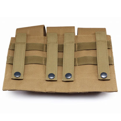 Utility Tactical MOLLE Magazine Pouches Triple&Double Shooting Mag Pouch Wargame Paintball 5.56/7.62 Mag Bag for M4 AR15 Ak47