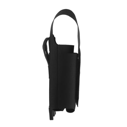 Flip-top front and rear 5.56 magazine pouch covers with MOLLE inserts to fit 5.56 magazines.