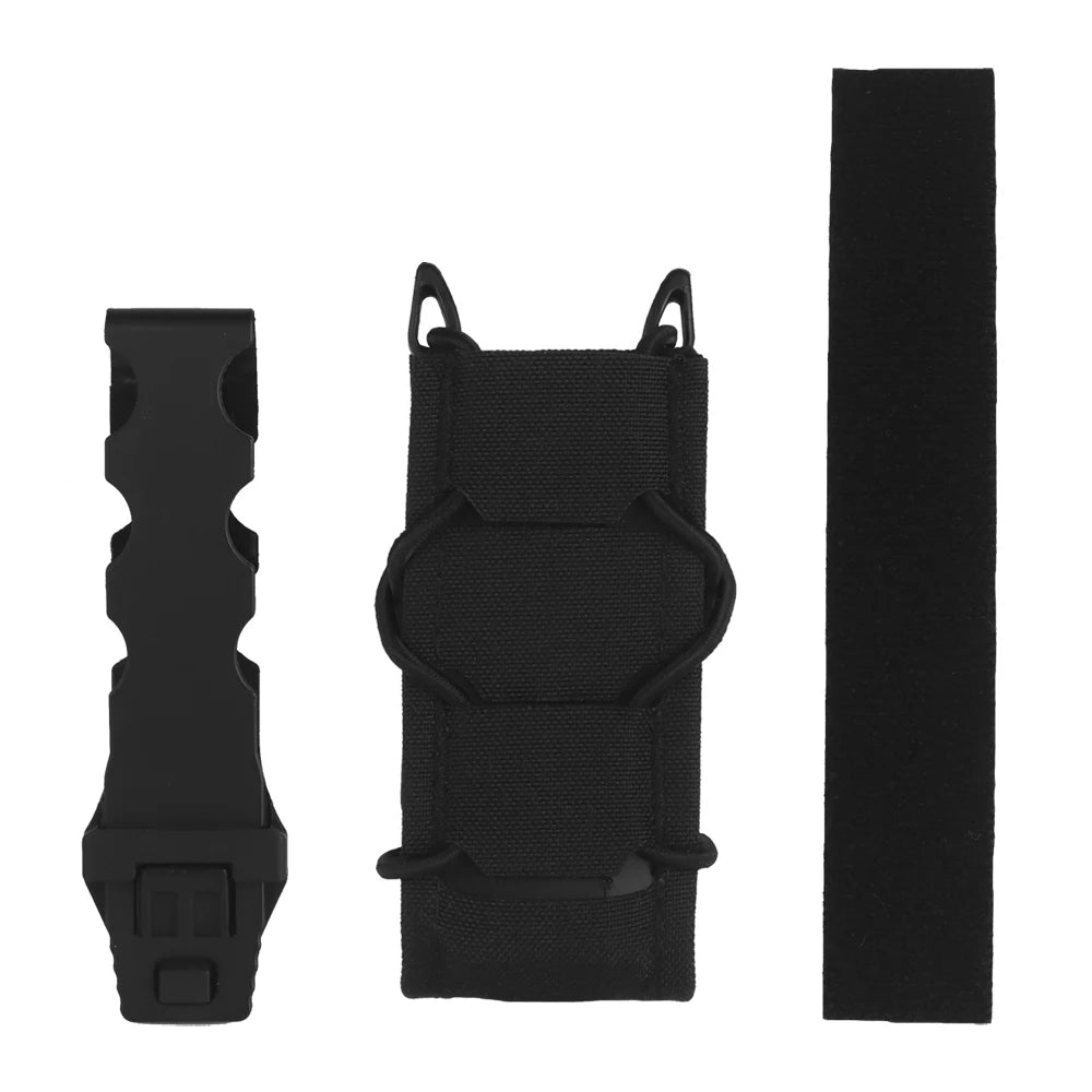 V2 Tactical Magazine Pouch Gen 2 Tiger 9MM Pistol Mag Bag Molle Flashlight Pouches Torch Holder Hunting Airsoft Knife Holster