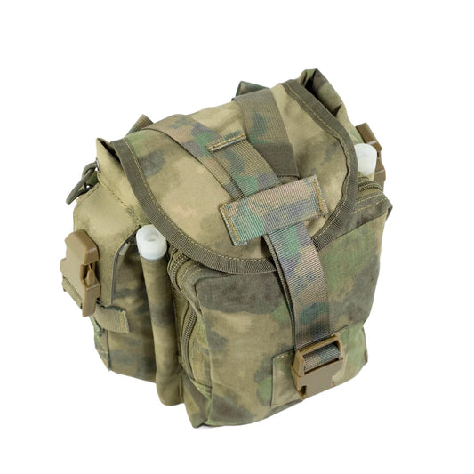 Large Capacity Multifunctional Molle Outdoor Flat Water Bottle Bag Waist Bag Accessory Bag Water Bottle Cup Lid