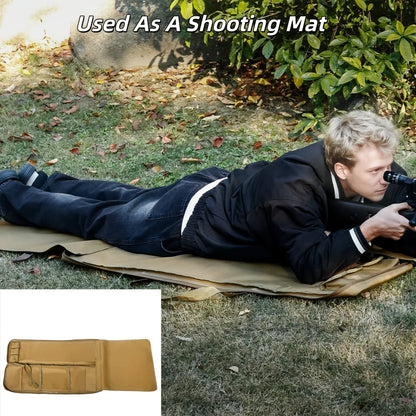 120cm Tactical Rifle Gun Bag Outdoor Shooting Mat Hunting Gun Storage Carry Bag Shoulder Backpack Portable Anti Slip Pad