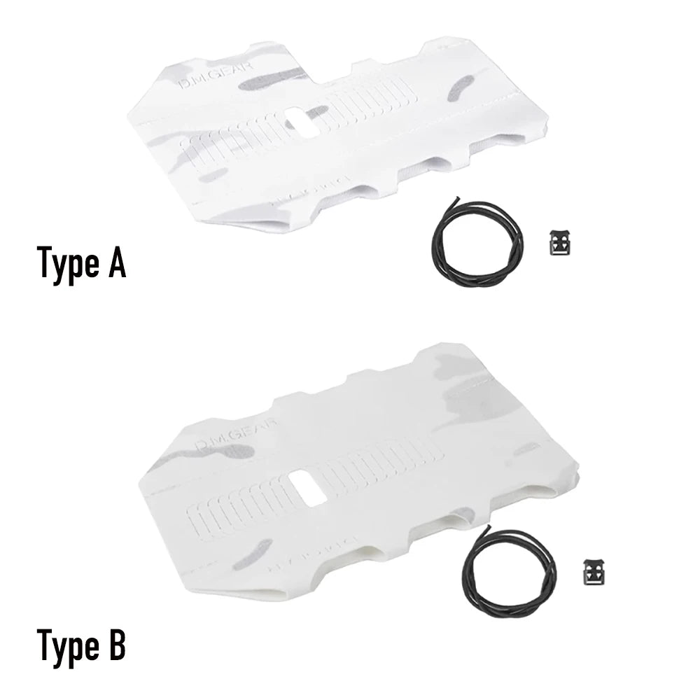 DMGear Tactical Gun Rail Cover Rail Wrap Heavy Heat Shield Gear Wrap Hand Protective Fit Quad/ One Rails 500D Nylon