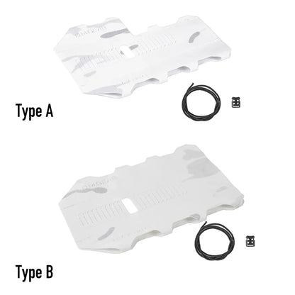 DMGear Tactical Gun Rail Cover Rail Wrap Heavy Heat Shield Gear Wrap Hand Protective Fit Quad/ One Rails 500D Nylon