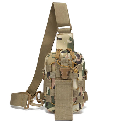 Multifunctional waist bag, shoulder bag, outdoor phone crossbody bag, chest bag, camping cycling water bottle bag