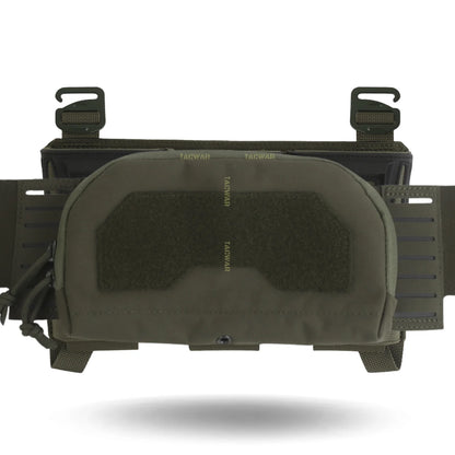 Multi-caliber Triple Mag Pouch with Admin Pouch for 5.56/9mm/PCC Mag, Front Placard for K19/KZ/LV119/FCV5 Plate Carrier