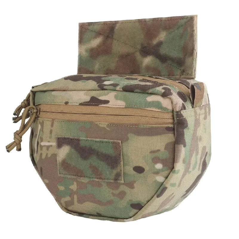 Tactical Vest Underbelly Pouch Hunting Vest Drop Pouches for JPC LBT-6094A V5 Plate Carrier Airsoft Gear Abdominal Storage Bag