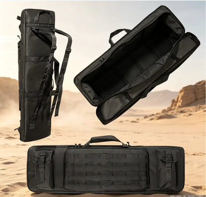 #Hot Tactical Rifle Bag 120cm/90cm Gun Carrying Case Hunting Gun Bag Rifle Case Shotguns Transport Backpack with Pistol Holster