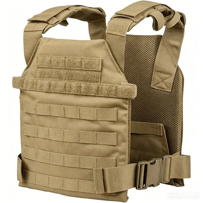 MOLLE System Tactical Vest Adjustable Buckle Waistcoat for Airsoft CS Wargame Hunting Camping Outdoor Training Cosplay Game Vest