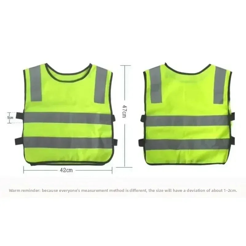 Students Kids Night Safety Reflective Vests Road Traffic Warning Vest for Children Reflective Reflector Vests Clothing Jacket