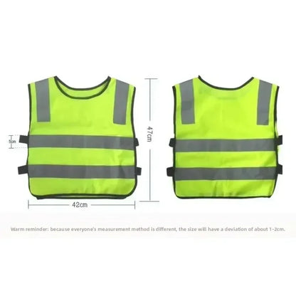 Students Kids Night Safety Reflective Vests Road Traffic Warning Vest for Children Reflective Reflector Vests Clothing Jacket