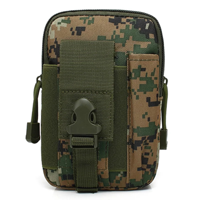 Men's Belt Bag Outdoor Waist Bag Bag Waterproof Camo Sports Hunting Accessories Storage bag Molle nylon cell phone