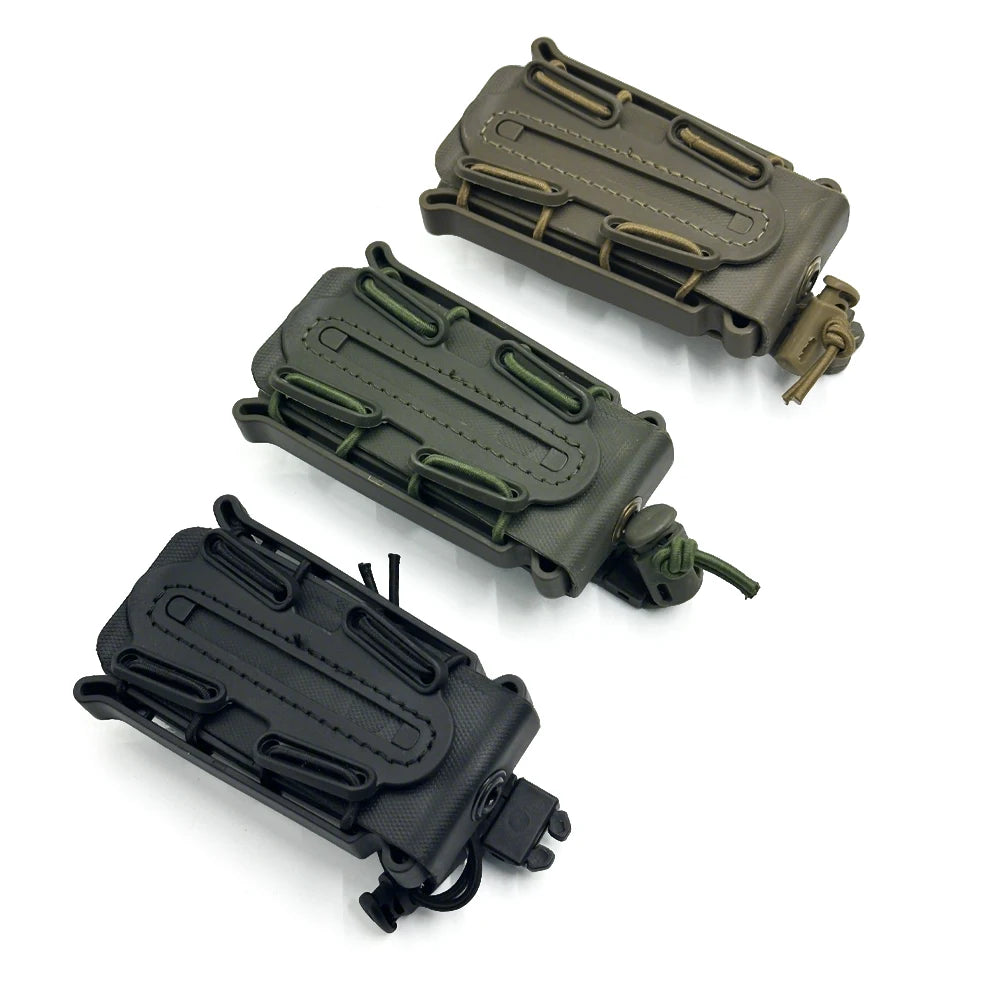 NEW Tactical 5.56mm & 7.62mm Magazine Pouch 9mm Pistol Molle Mag Pouch Soft Shell Mag Pouch