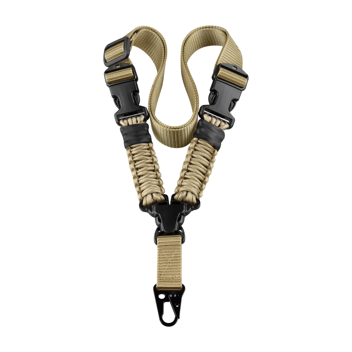 Nylon Rifle Webbed Vertical Single-point Rope Hunting Quick Adjustment Length Paracord Outdoor Multifunctional Tactical Harness