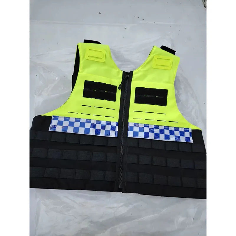 Fluorescent Tactical Vest Outdoor Multifunctional Commuting Vest, Anti C Breathable Training High Visibility Vest