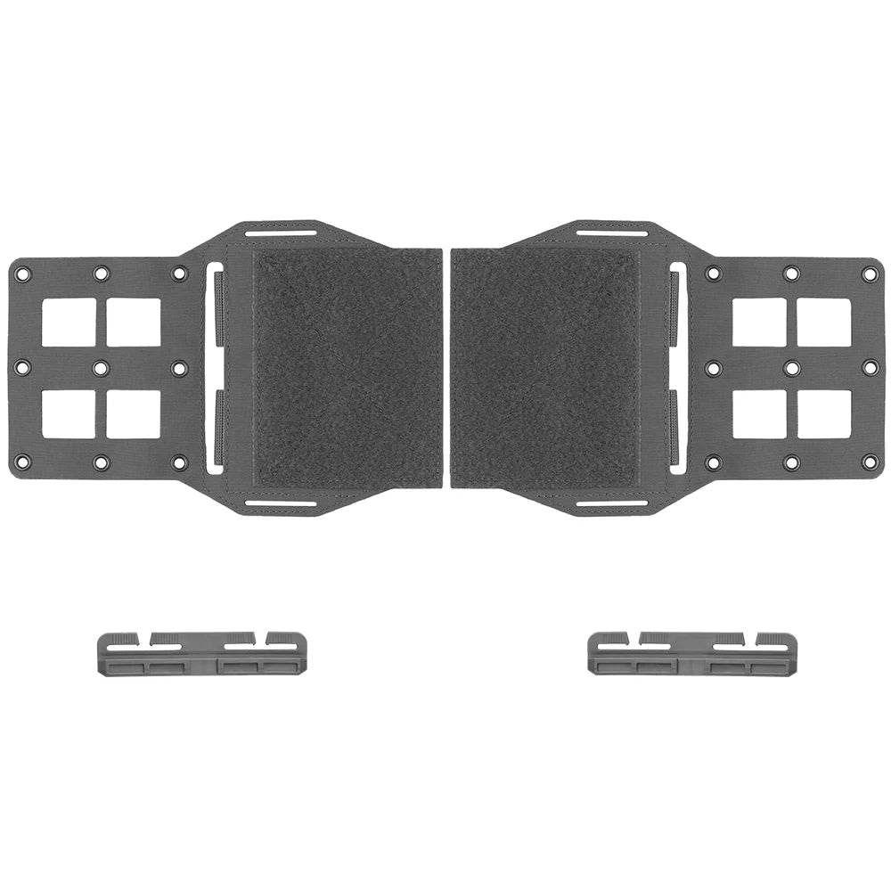 2Pcs LV119 Tactical Vest Plate Carrier MOLLE Expander Wing Radio/556 Mag Pouch Chassis Holder Quick Release Girdle Slide Buckle