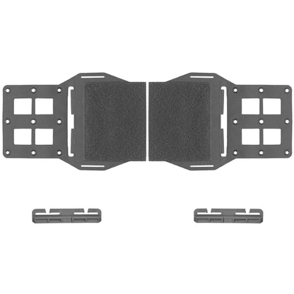 2Pcs LV119 Tactical Vest Plate Carrier MOLLE Expander Wing Radio/556 Mag Pouch Chassis Holder Quick Release Girdle Slide Buckle