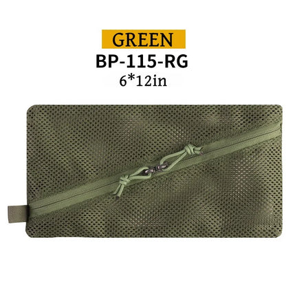 Mesh Pouch Outdoor Travel Sundries Net Bag Organize Accessories MOLLE Camping Utility Admin Pocket