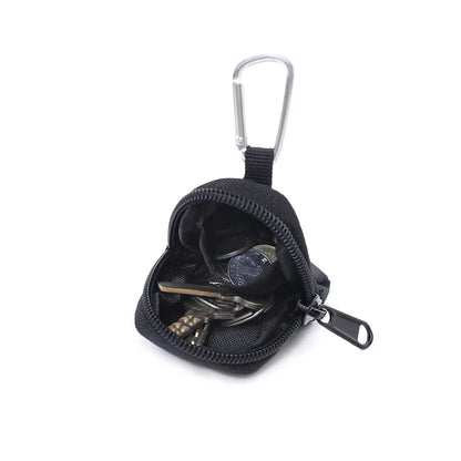 Outdoor Tactical EDC Pouch Key Wallet Holder Men Coin Earphone Pouch Bag Keychain Zipper Pocket Portable Key Bag