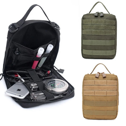 Tactical Backpack Molle Tool Bag Utility Accessories Storage Handbag Outdoor Camping Hunting Survival Kit Medical Pouch
