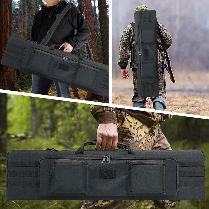 Tactical 100cm 120cm Gun Bag Case Rifle Bag Backpack Sniper Carbine Airsoft Shooting Carry Shoulder Bags for Hunting Accessories