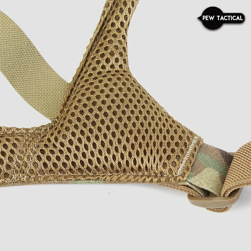 Pew Tactical Molle Airlite Tactical Chest Strap Combat Flexible Harness Outdoor Sports MK4 D3CRM Airsoft Accessories