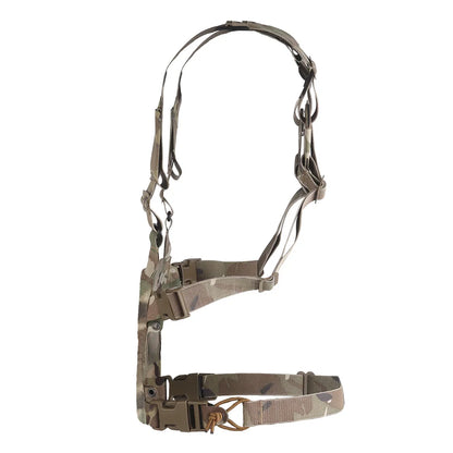 MOLLE Chest Rig Mini V2 H-type Ferro Style Lightweight Chesty Rig Tactical Vest Assault Training Plate Carrier Front Flaps Adapt