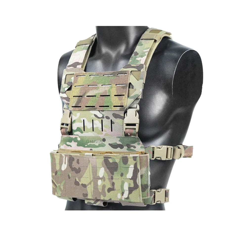DMGear Chest Rig Tactical Vest  for Airsoft, Outdoor & Paintball,  Gear Equipment Plate Carrier Hunting