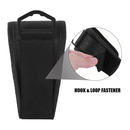 Tactical Flashlight Holster Nylon Molle Pouch Portable LED Torch Bag Waist Belt Pack for Hunting Camping Flashlight Bag