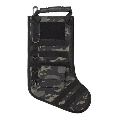 Tactical Molle Christmas Stocking Bag EDC Christmas Stocking Pendant Multi-Functional Tool Storage Bag Sports Hunting Accessory