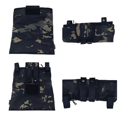 Tactical Vest Molle Dump Pouch Storage Bag Fold Recycling Bag Outdoor Sundry Bag