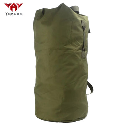Mountaineering travel bag, backpack, large capacity bucket bag, men's sports outdoor waterproof bucket bag, backpack