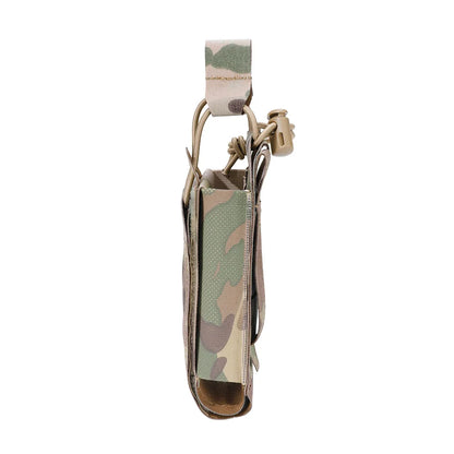 500D Nylon Tactical Molle Walkie Talkie Holder Bag Open-Top Radio Pouch Sports Pendant Hunting Magazine Mag Pouch