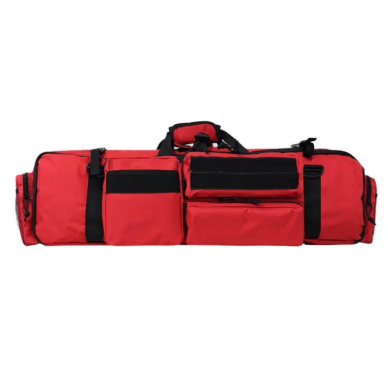 1000D Nylon M249 Tactical Gun Bag Heavy Duty Airsoft Air Gun Carry Case with Shoulder Strap for Hunting Equipment