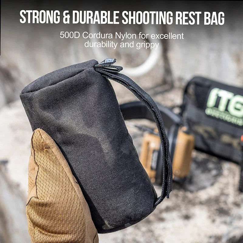 ONETIGRIS Shooting Bag Front Rear Bag Target Stand Sandbag Bench Unfilled Tack Driver Hunting