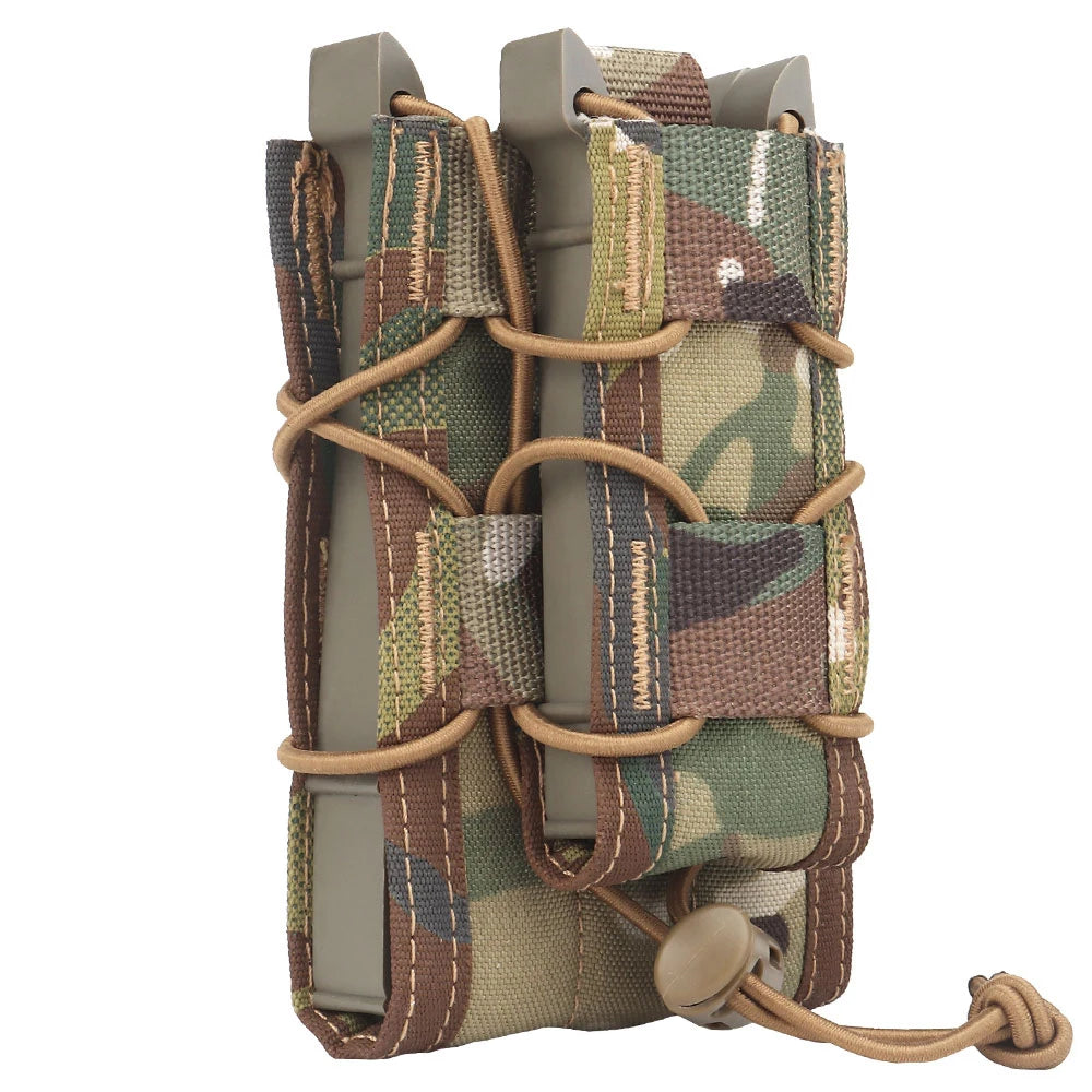 OPHIDANTAC 9MM 5.56 Magazine Pouches Tactical AK AR M4 AR15 Single Magazine Bag Rifle Molle Mag Holster Pouch Hunting