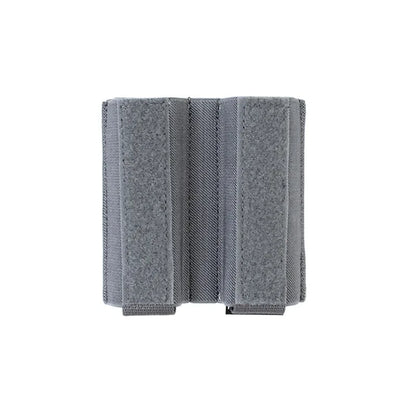 Built-In Elastic Inseert 9mm Double Magazine Pouch Bag Turnover- Double Pistol AIRSOFT 9MM MAG Tactical Vest Dope Chest Hanging