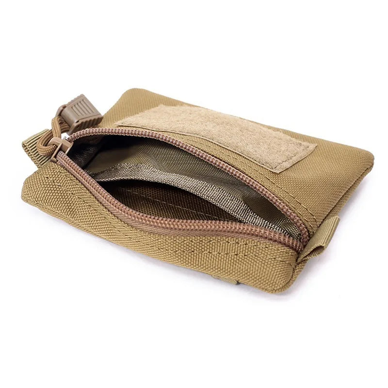 1000D Outdoor EDC Molle Wallet Portable Waterproof Zipper Waist Pouch for Camping Hiking Hunting Travel EDC Pack