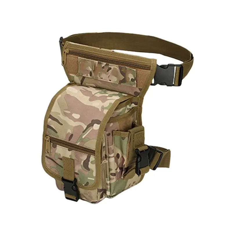 Outdoor Drop Leg Bag EDC Molle Hunting Hiking Fanny Thigh Pack Motorcycle Riding Men Tool Waist Pouch
