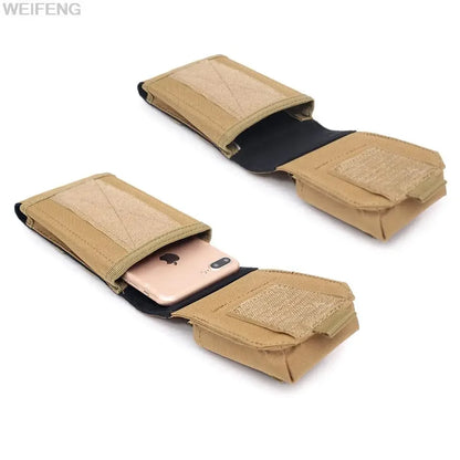 Tactical Cell Phone Belt Cigarette Pouch Holder Waist Pack Hunting Accessories Bag Outdoor Molle Mobile Phone Bag