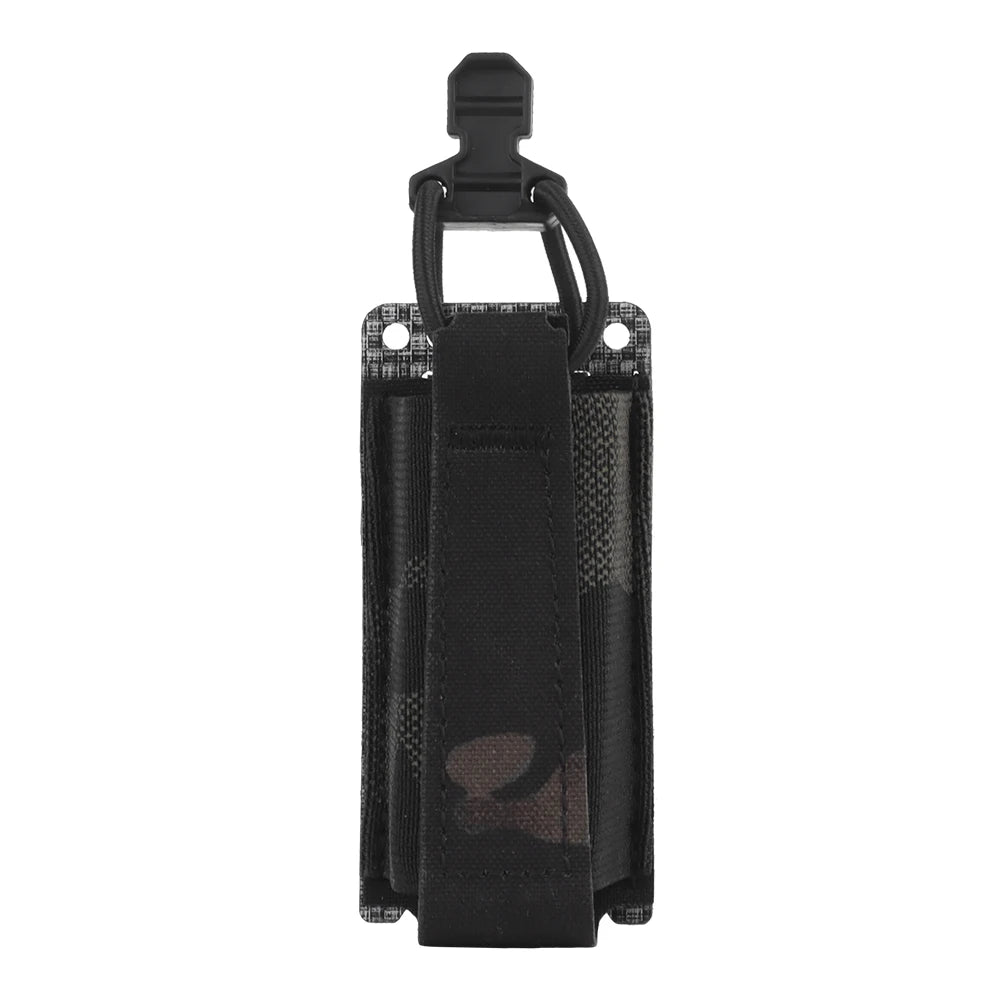 Pistol Dual Magazine Pouch 1911 9mm Mag Holder Elastic Bungee Cord Retention Airsoft Paintball Hunting Army Cartridge Pouch
