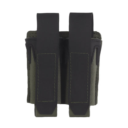 MOLLE Pistol Magazine Pouch 9mm .40 .357 .45ACP Single/Double Mag Holder Carrier for EDC Airsoft GBB Tactical Vest Belt
