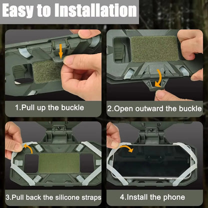 1/5/10PCS Tactical Folded Navigation Board Practical Chest Bag Map Case Mobile Phone Holder Pouch Molle Vest Airsoft Accessories