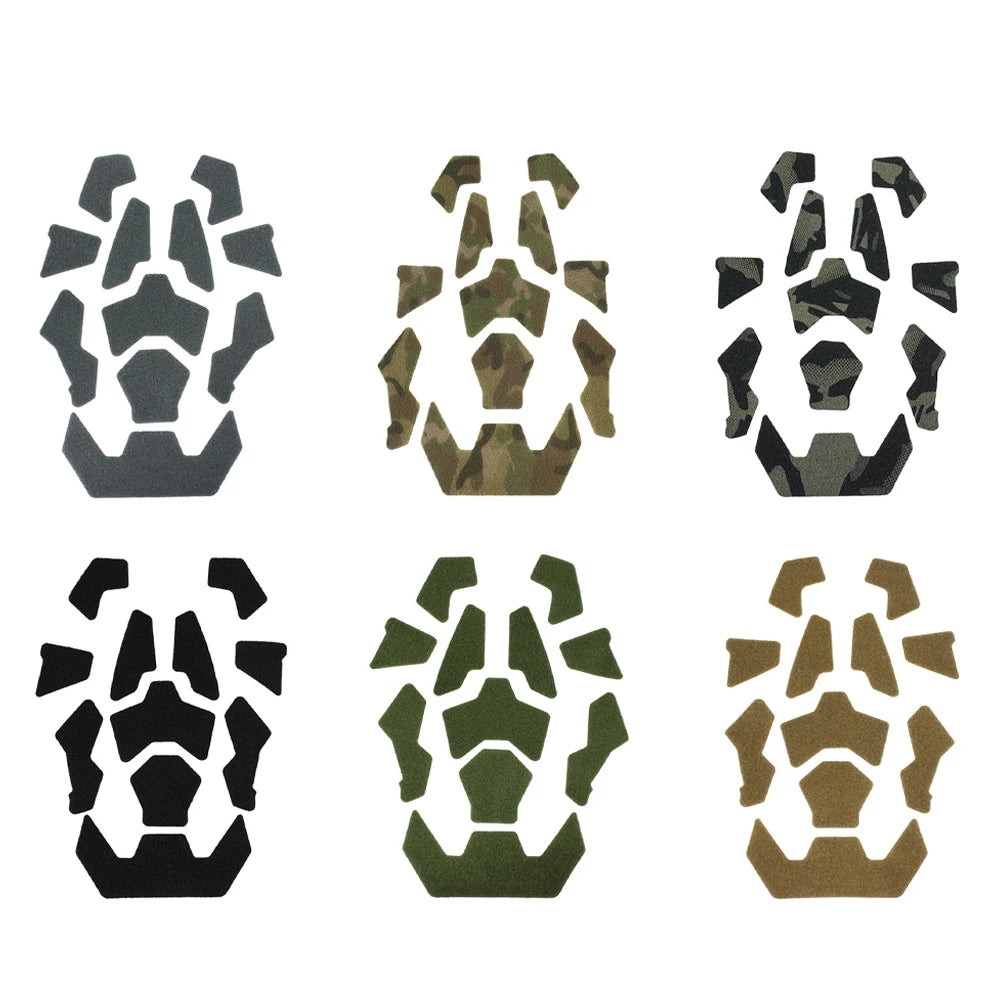 11Pcs/set Tactical FAST Helmet Cable Management Kits Magic Sticker Universal Tape Helmet Padding Stickers