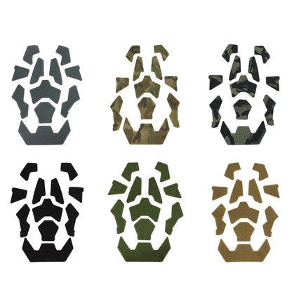 11Pcs/set Tactical FAST Helmet Cable Management Kits Magic Sticker Universal Tape Helmet Padding Stickers